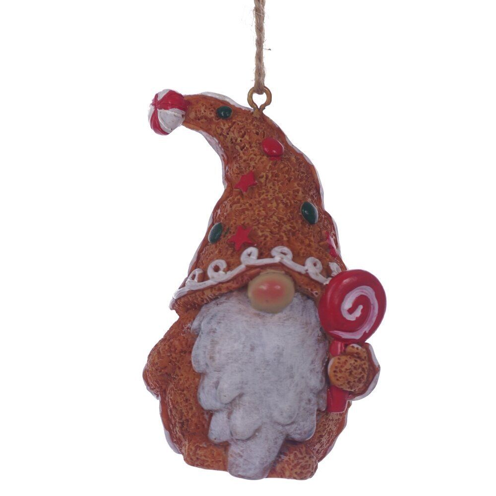GAEM Фигурка декоративная подвесная "Гном", L5 W3,5 H7 см, 2в.