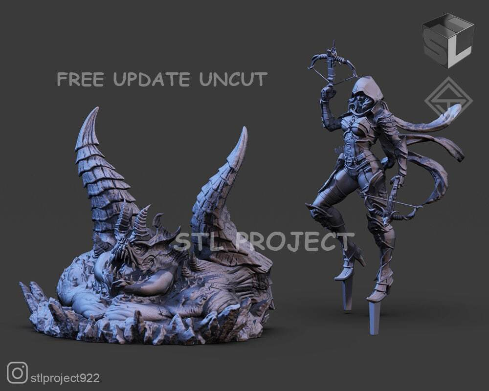 Фигурка Валла диабло демон хантер Valla Diablo Demon Hunter