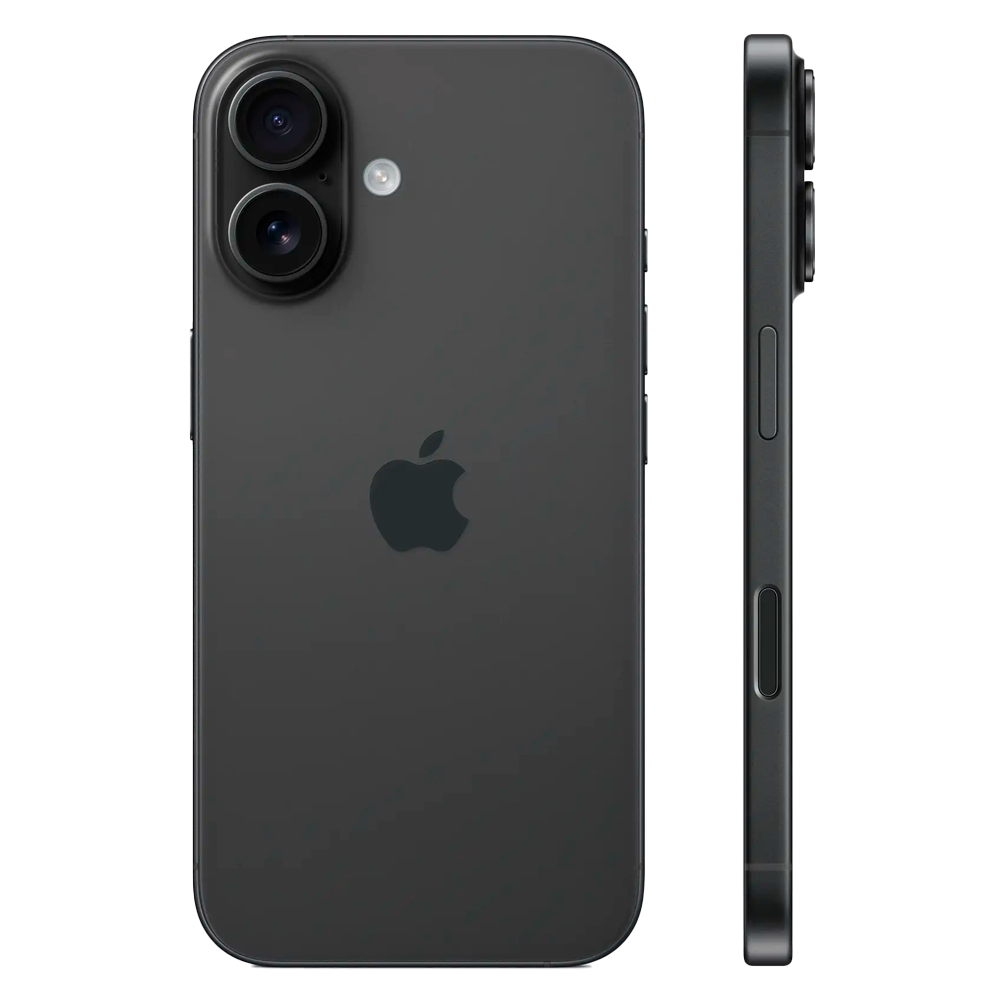 Смартфон Apple iPhone 16 256GB, eSIM, Black (Черный)