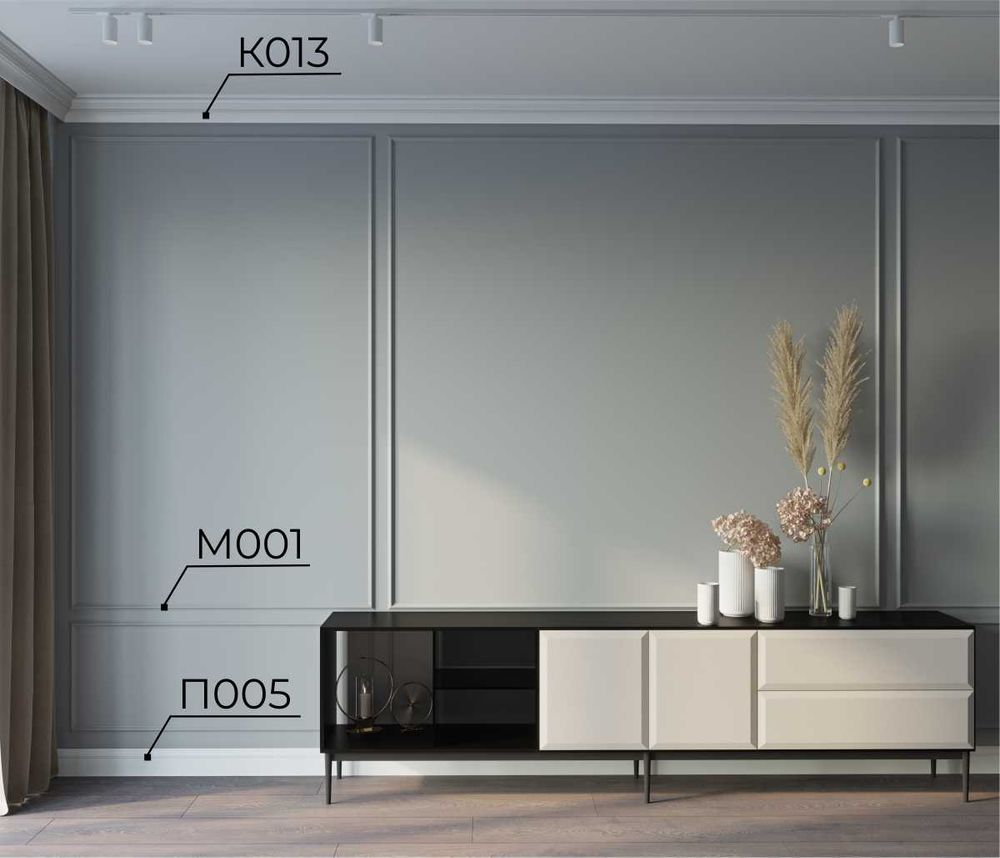 Карниз Ecopolymer, 95x75 мм