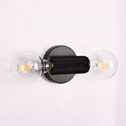 Бра Rh Utilitaire Inline Sconce Black By Imperiumloft