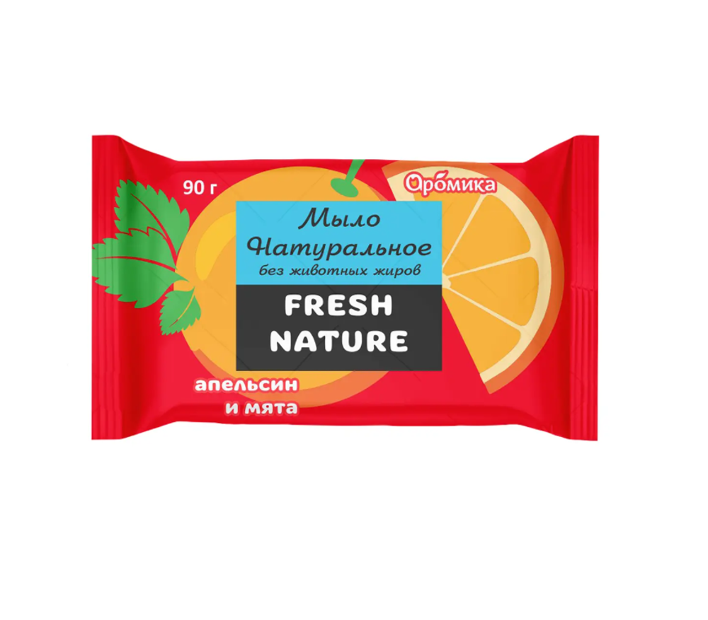 Мыло «Fresh nature» Апельсин и мята 90 г