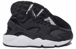 Кроссовки Nike Huarache Black White (W) (Женская размерная сетка)