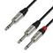 Adam Hall K4 YVPP 0300 - кабель аудио, REAN TRS (jack) stereo 6.3 mm - 2 х TRS (jack) mono 6.3 mm, 0
