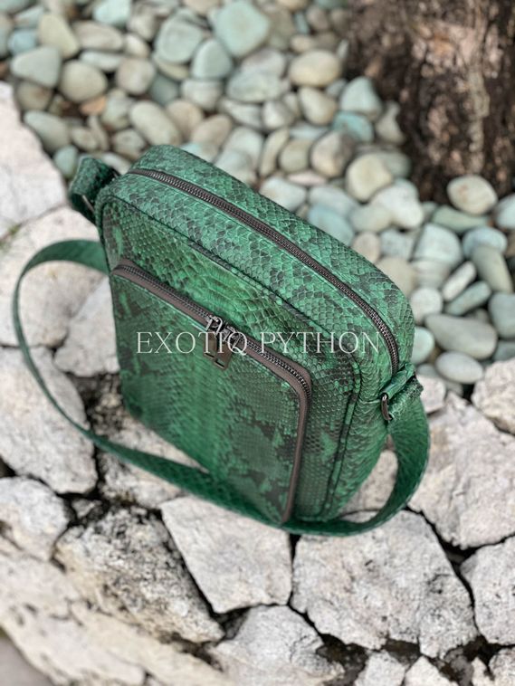 Мужская сумка из кожи питона BG-501