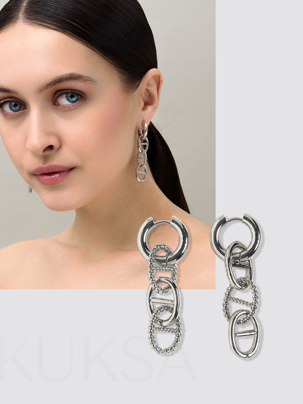 Серьги "Valentino"