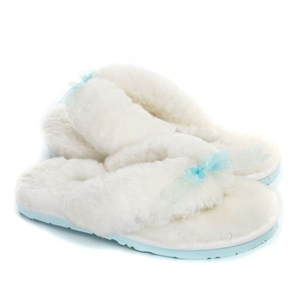 Ugg Fluff Flip Flop II — White