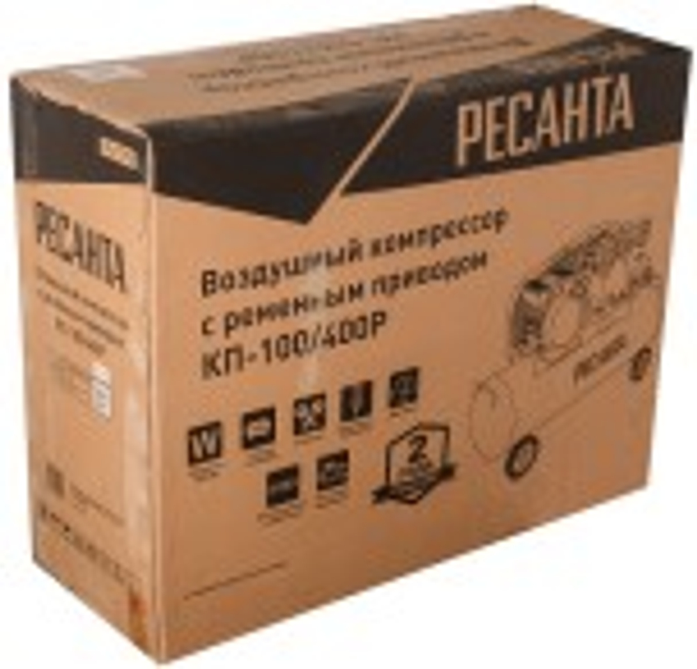 Компрессор поршневой Ресанта КП-100/400Р 74/7/5