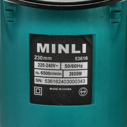Угловая шлифовальная машина 230 мм Minli