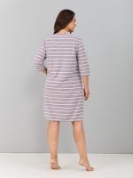 Халат Хм-562/бежевый-полоса