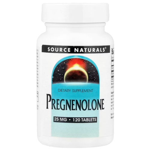 Source naturals, Pregnenolone 25 mg 120 tab.