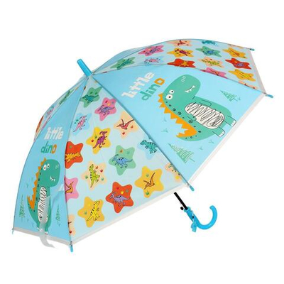 Зонт Динозаврики 4 микс рисунков, д-50 см, длина 62 см, с-30187