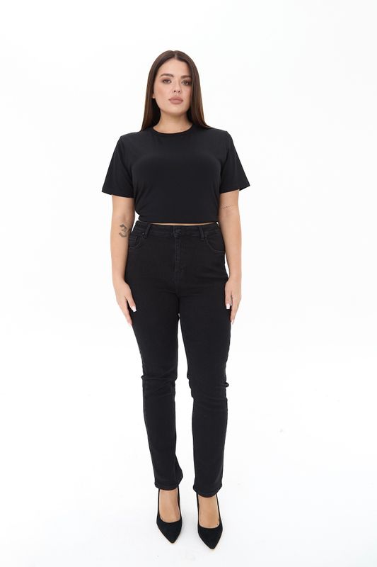 Джинсы skinny fit, черный