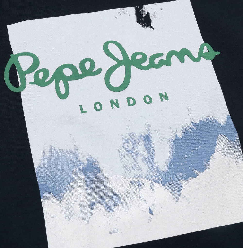 Футболка RAFER Pepe Jeans London - темно-синий(PB503844)