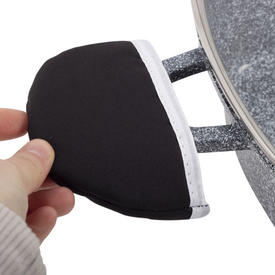 Набор посуды 9 предметов Ofenbach NB 100505 ковш 16 см; кастрюли 16 см; 20 см; 24 см; прихватки 2 шт.