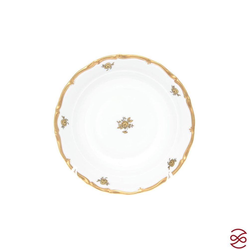 Набор салатников Queen's Crown Золотая роза 19 см (6шт)