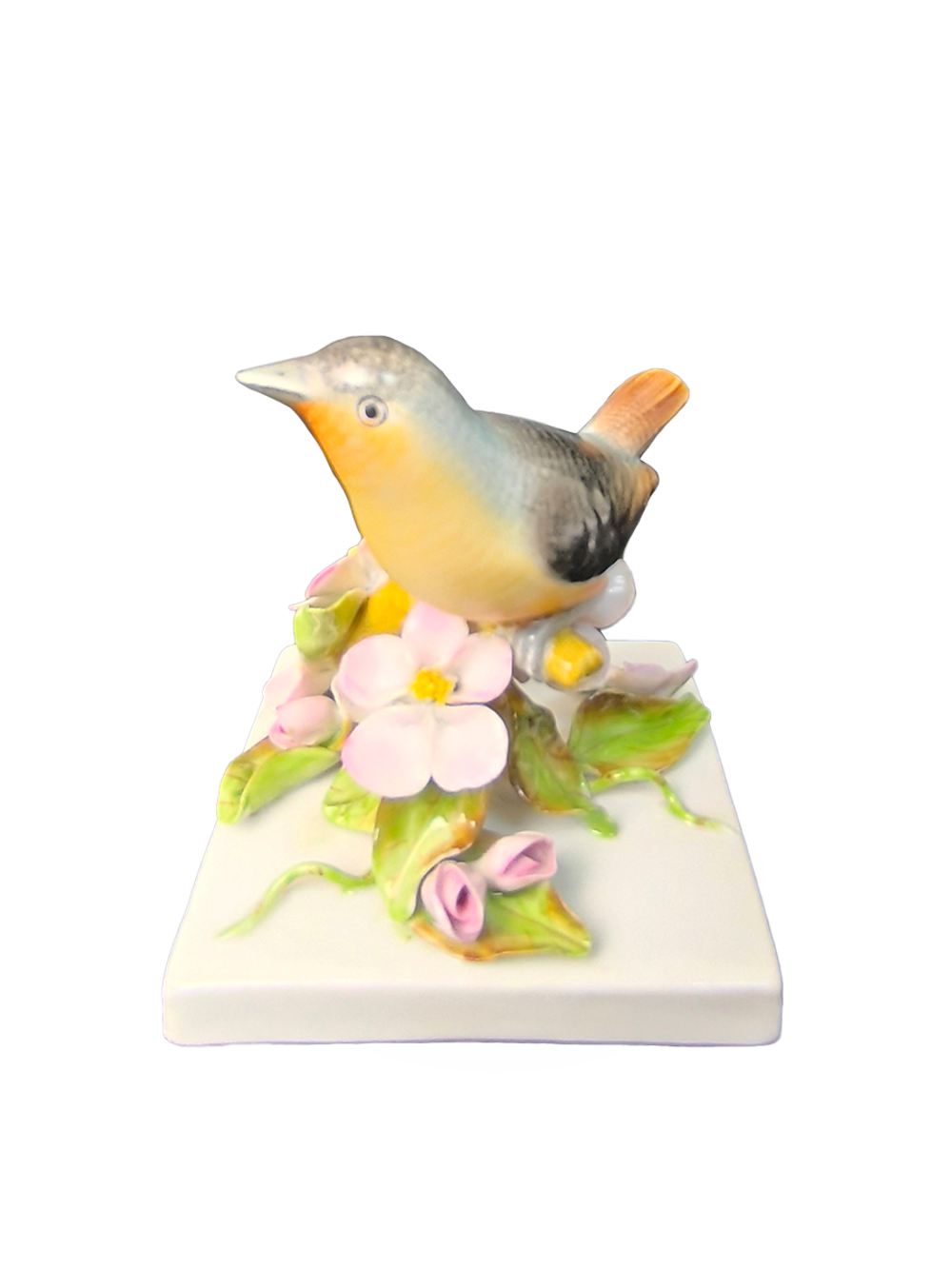 Фарфоровая статуэтка (миниатюра) "Птица на ветке" Herend