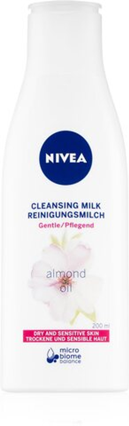 Nivea Almond Oil - очищающее молочко с миндальным маслом /   200  ml  / GTIN 9005800231020