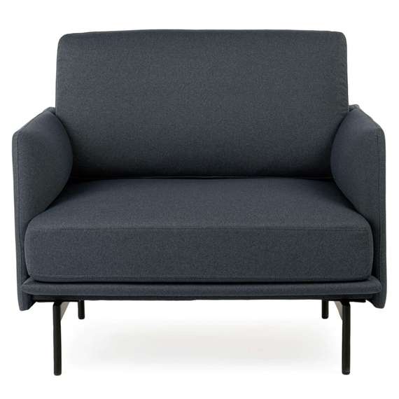 Кресло Bebe, тёмно-синяя водоотталкивающая ткань