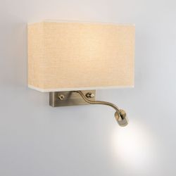 Citilux Декарт CL704303 Бра с бежевым абажуром и диммером