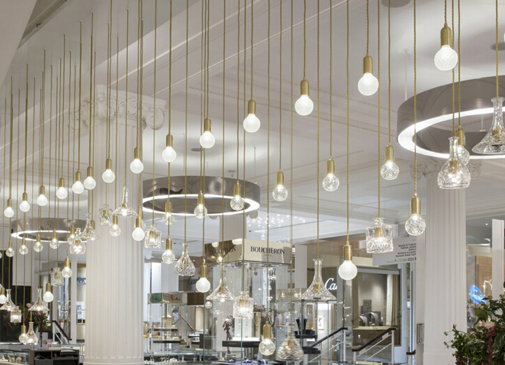 Pendant design lamp Crystal Bulb by Lee Broom (36 suspension)