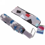 Зонт женский полуавтомат «Ultramarine - Геометрия», микс 6 цветов, 8 спиц, d-100см, длина в слож. виде 68см