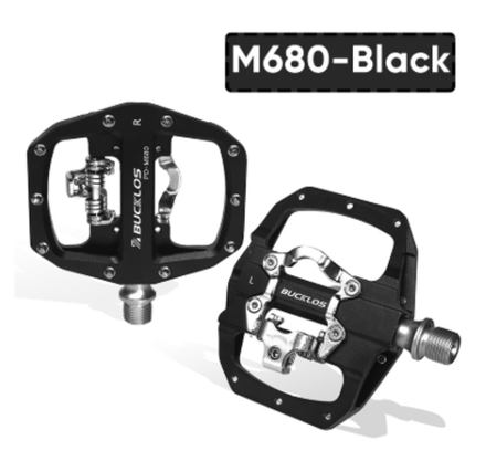 Педали платформы SPD BUCKLOS 900325-BLACK-M212