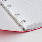 Тетрадь на кольцах А5 (175х215 мм), 120 л., обложка ламинированнный картон, клетка, BRAUBERG, "Стиль", 402006