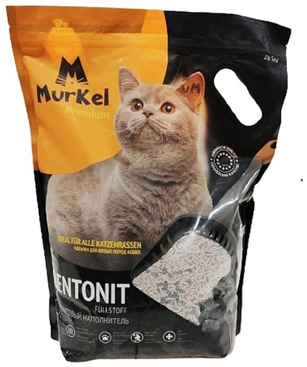 Murkel Бентонитовый наполнитель Уголь 20 л.