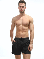 Мужские пляжные шорты из быстросохнущей ткани (Размер: XXL) (Цвет: черный)
