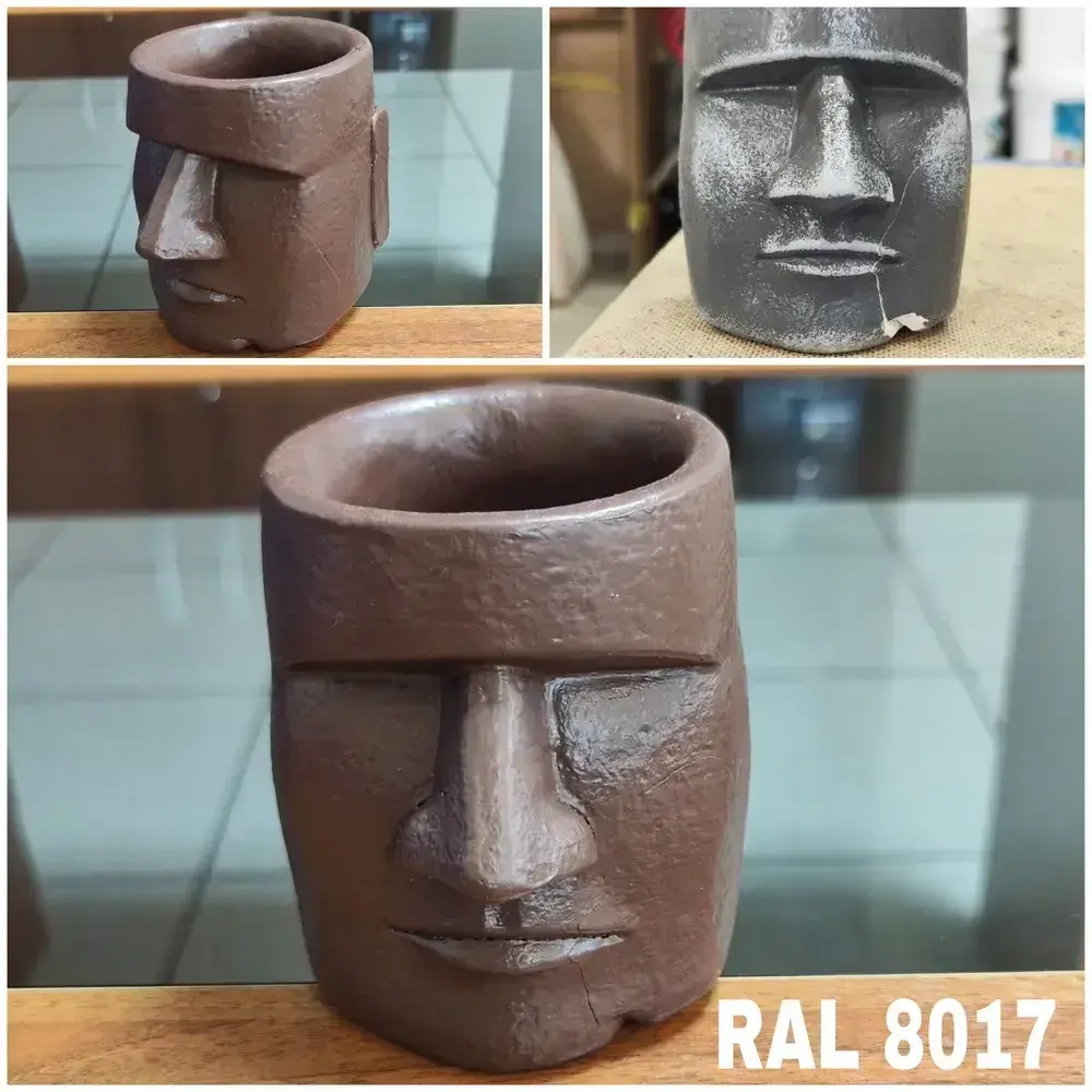 Краска для мебели и дерева без запаха Коричневый 0.8л