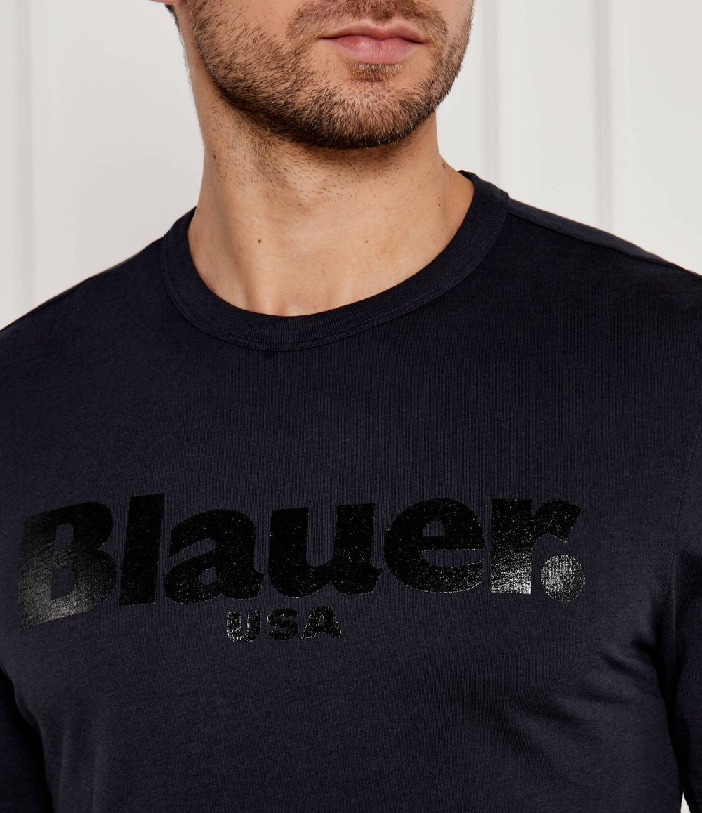 Футболка BOURNE BLAUER - темно-синий(BLUH02222 006962)