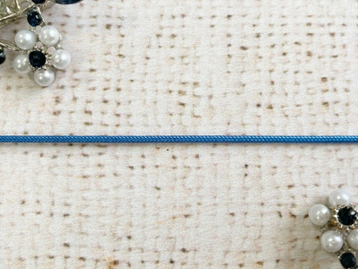 Шнур плетеный, d 1,2 мм, голубой