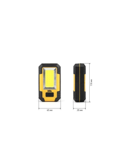 Фонарь аккумуляторный рабочий Практик RA-801 COB 15Вт 3 режима powerbank 6А.ч магнит крючок Эра Б0027824