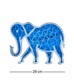 Decor and Gift 48-007-01 Панно «Слон» набор из семи (мозаика, о.Бали)