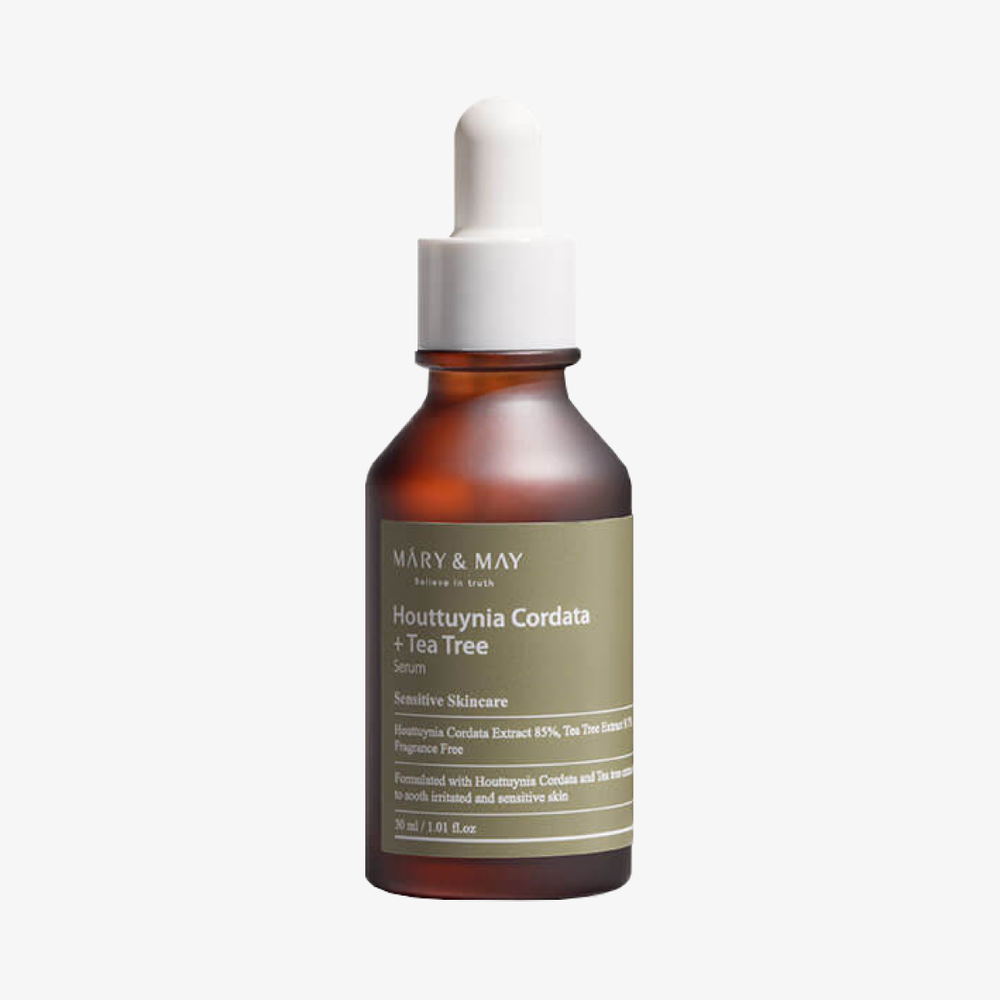 Mary&May Сыворотка с экстрактом хауттюйнии и чайного дерева HOUTTUYNIA CORDATA + TEA TREE SERUM (30