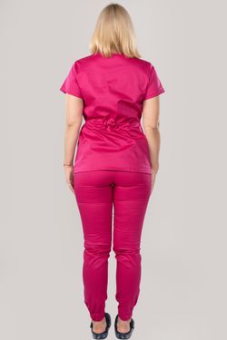 Костюм медицинский женский 386 МАЛИНОВЫЙ