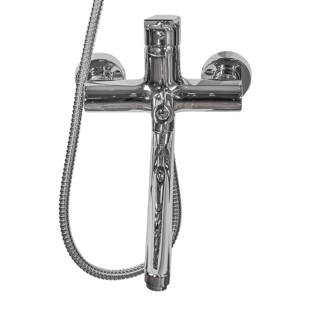 Смеситель для ванны и раковины 35к ПСМ-100-2 ЭЛИТ тип См-ВУОРНШлА, эксцентрики "ЕВРО", ХРОМ