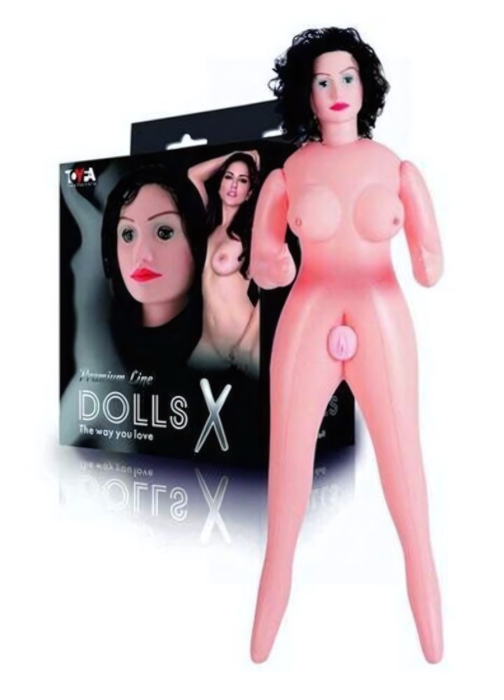 Куколка с реалистичной вагиной и мягкими сосочками Dolls X (Цвет: светлокожая)