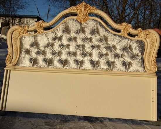 Кровать МОНА ЛИЗА с мягким изголовьем