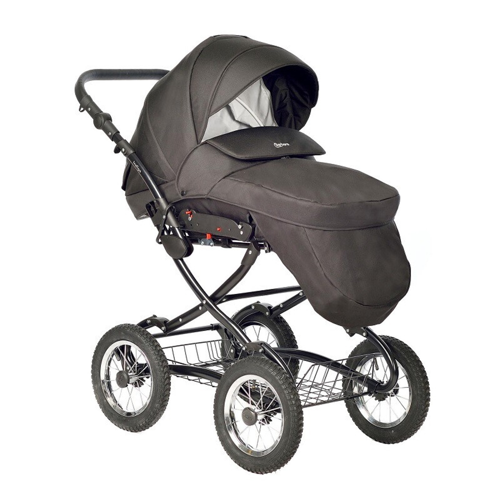 Детская коляска Indigo Barbara 21 Classic 2 в 1 Ba06 черный