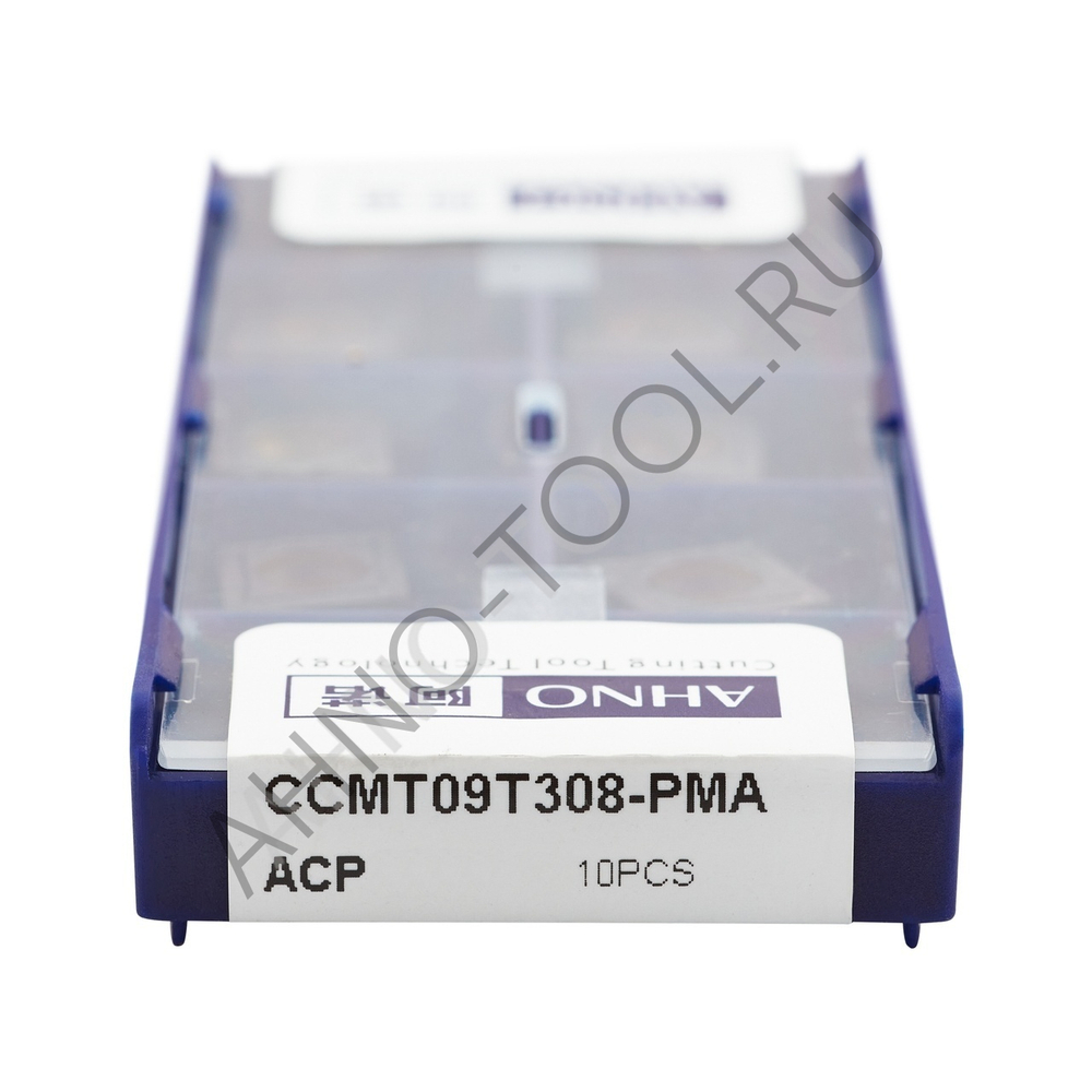 Пластина твердосплавная ISO CCMT09T308-PMA ACP20E AHNO по стали, получистовая