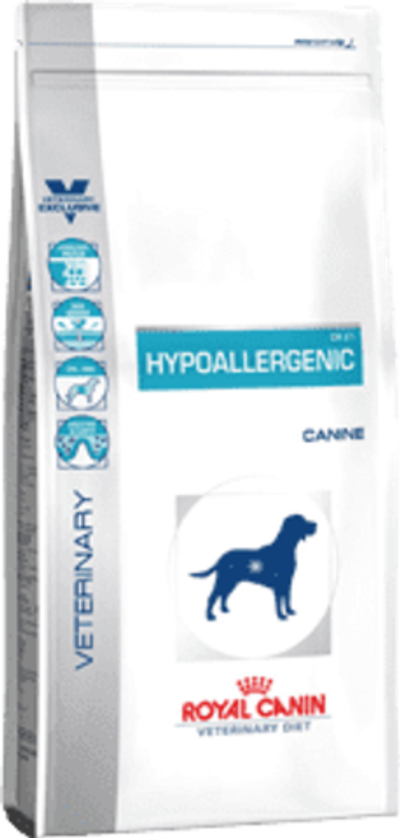 Royal Canin Hypoallergenic DR21 диета для собак при пищевой аллергии 2кг