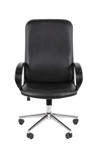 Офисное кресло Chairman 278 Россия экопремиум черный хром