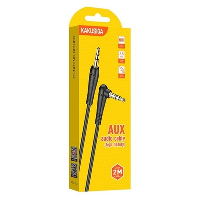 Аудиокабель AUX Kakusiga KSC-522 черный 2 м