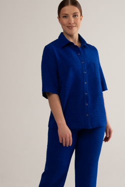 Блузка женская 3251АЕБ, василёк #527Вас093251АЕБ