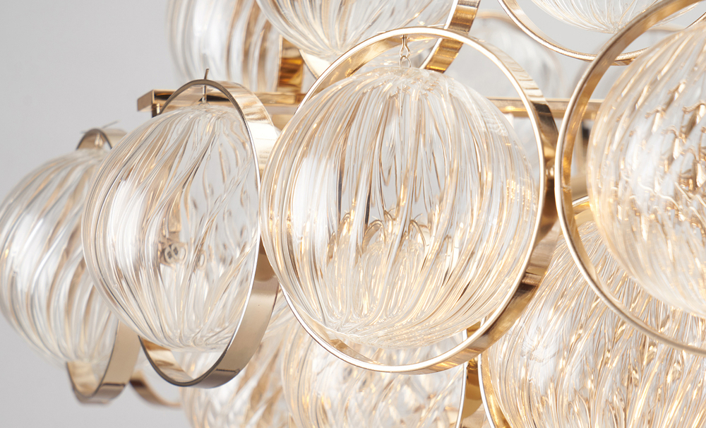 Ceiling design lamp Atomos by Baroncelli D72