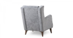 Кресло Плимут велюр серый