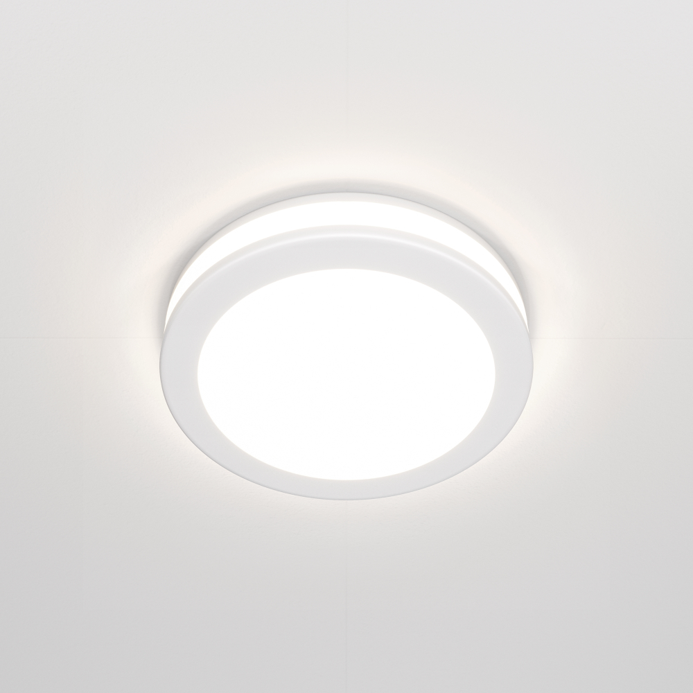 Встраиваемый светодиодный светильник Maytoni Phanton DL2001-L7W4K, 80мм 7Вт 4000K