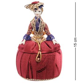 Народные промыслы RK-732/ 4 Кукла-шкатулка «Дама в вечернем платье»